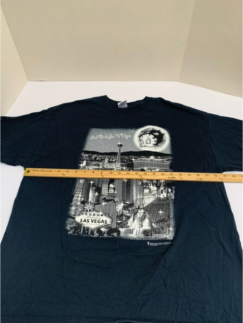 NWT Betty Boop Black Bad Girls Go to Vegas Black XL T Shirt - Picture 5 of 7